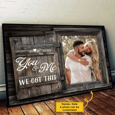 You and Me - Personalized Horizontal Poster