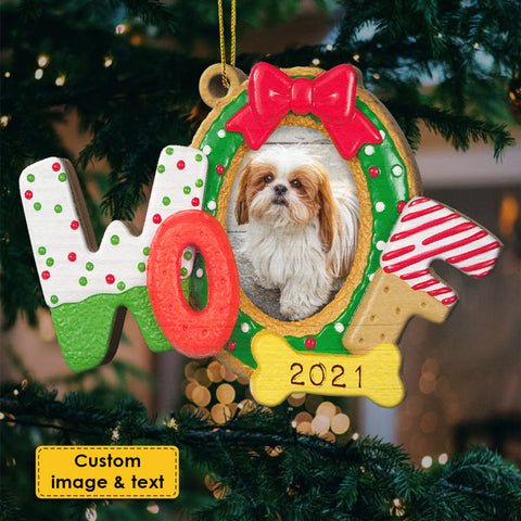 Woof Cookie For Christmas - Personalized Shaped Ornament