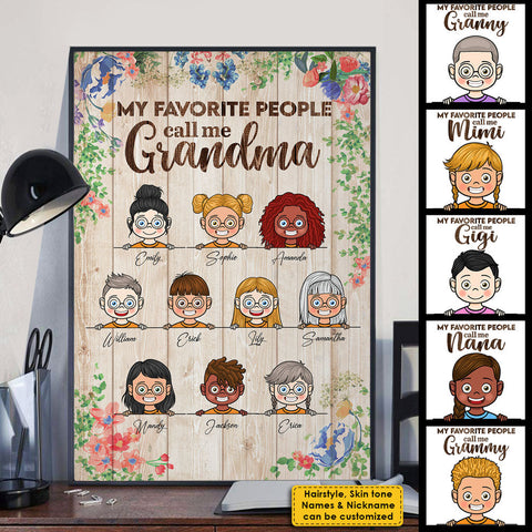 My Favorite People - Personalized Vertical Poster