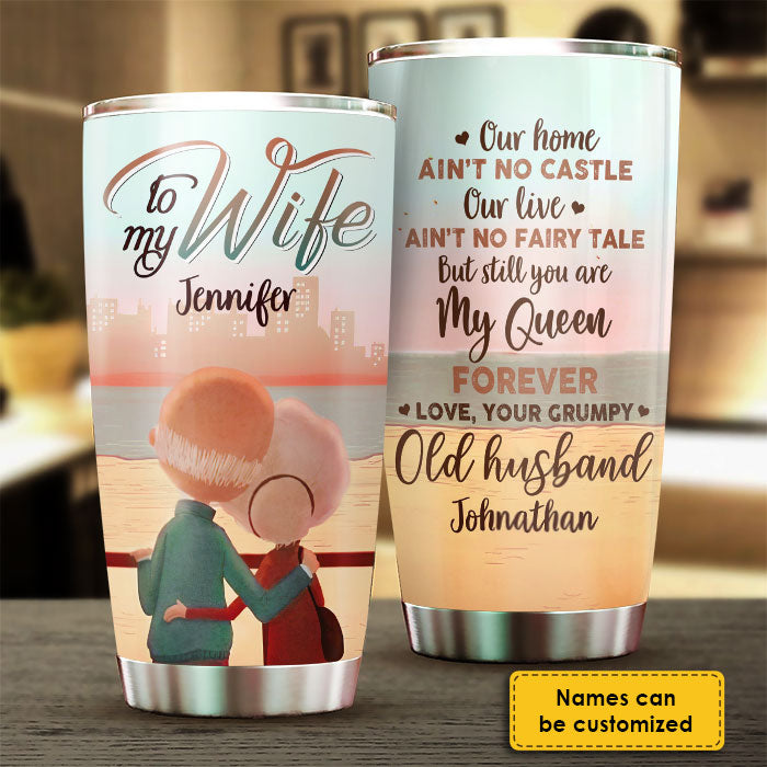 Our Home Ain't No Castle - Personalized Tumbler