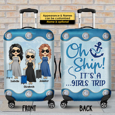 It's A Girls Trip - Personalized Luggage Cover
