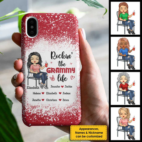 Just Rockin' This Fantastic Grandma Life - Gift For Grandma - Personalized Phone Case