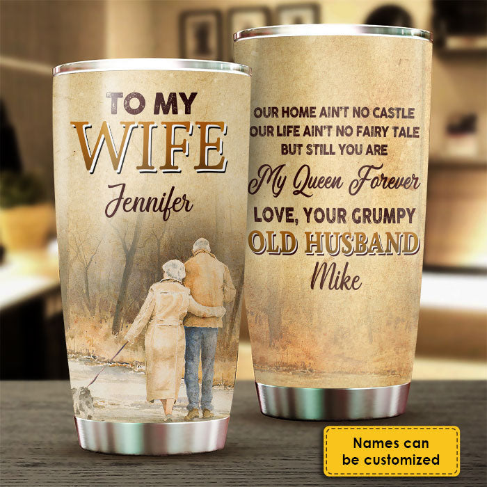 My Queen Forever - Personalized Tumbler