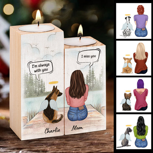 We Still Talk About You - I'm Always There - Personalized Candle Holder