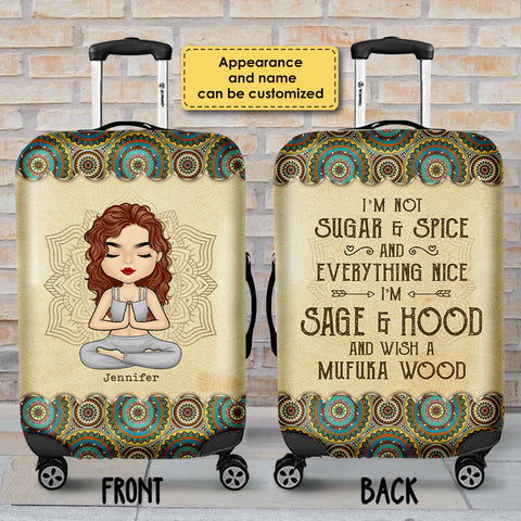 I'm Sage & Hood And Wish A Mufuka Would - Personalized Luggage Cover