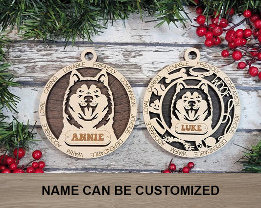 Alaskan Malamute - The Adorable Dog Ornaments - Gift for Dog Lovers