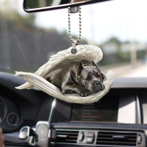 Cane Corso Sleeping Angel Wing - Memorial Dog Lover Rear View Mirror Car Accessories