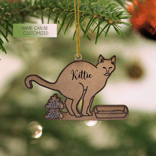 Cat Poop 2022-2023 Christmas Ornament