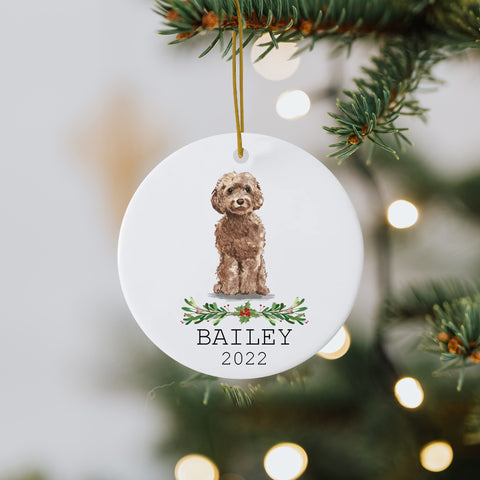Personalized Pet Ornament - Cockapoo Ornament Pet Lover Gift