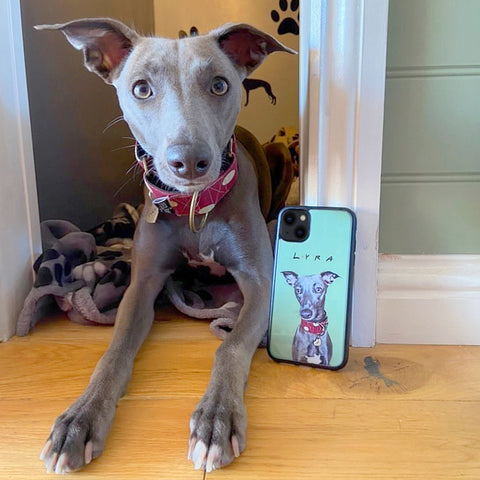 Custom Artist Pet Phone Case - Personalized Pet Portrait Case