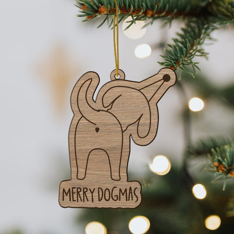 Merry Dogmas Ornament - Christmas Tree Bauble, 2022 Gifts