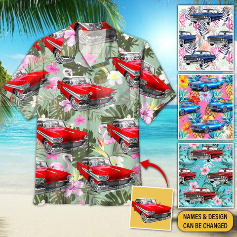 Muscle Car - Personalized Hawaiian Shirt - Best Gift For Summer