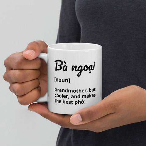 Vietnamese Grandparents Mug -  Words Definitions Mug