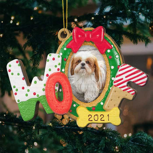 Woof Cookie For Christmas - Personalized Shaped Ornament
