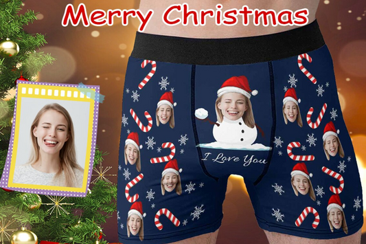 Personalized Photo on Underwear - Custom Boxers with Picture