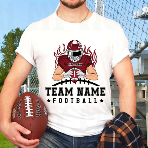 American Football Team Name T-Shirt - TG0922QA