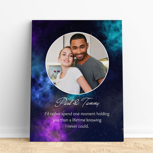 Customized Romantic Canvas - Spend one moment