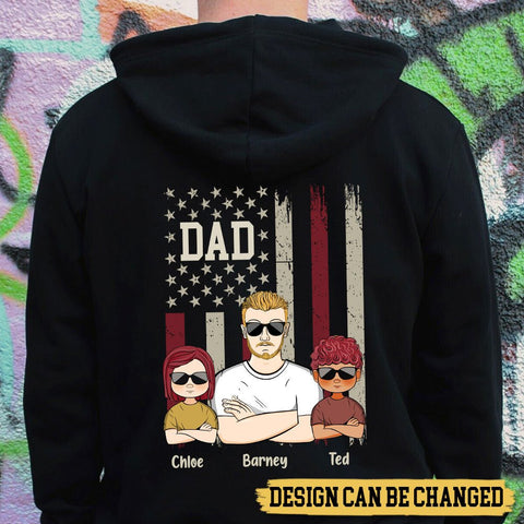 Dad/ Papa - Personalized T-Shirt/ Hoodie - Best Gift For Father