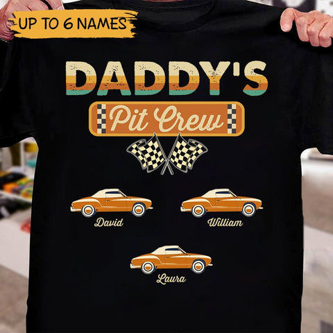Daddy Pit Crew - Personalized T-Shirt/ Hoodie - Best Gift For Father