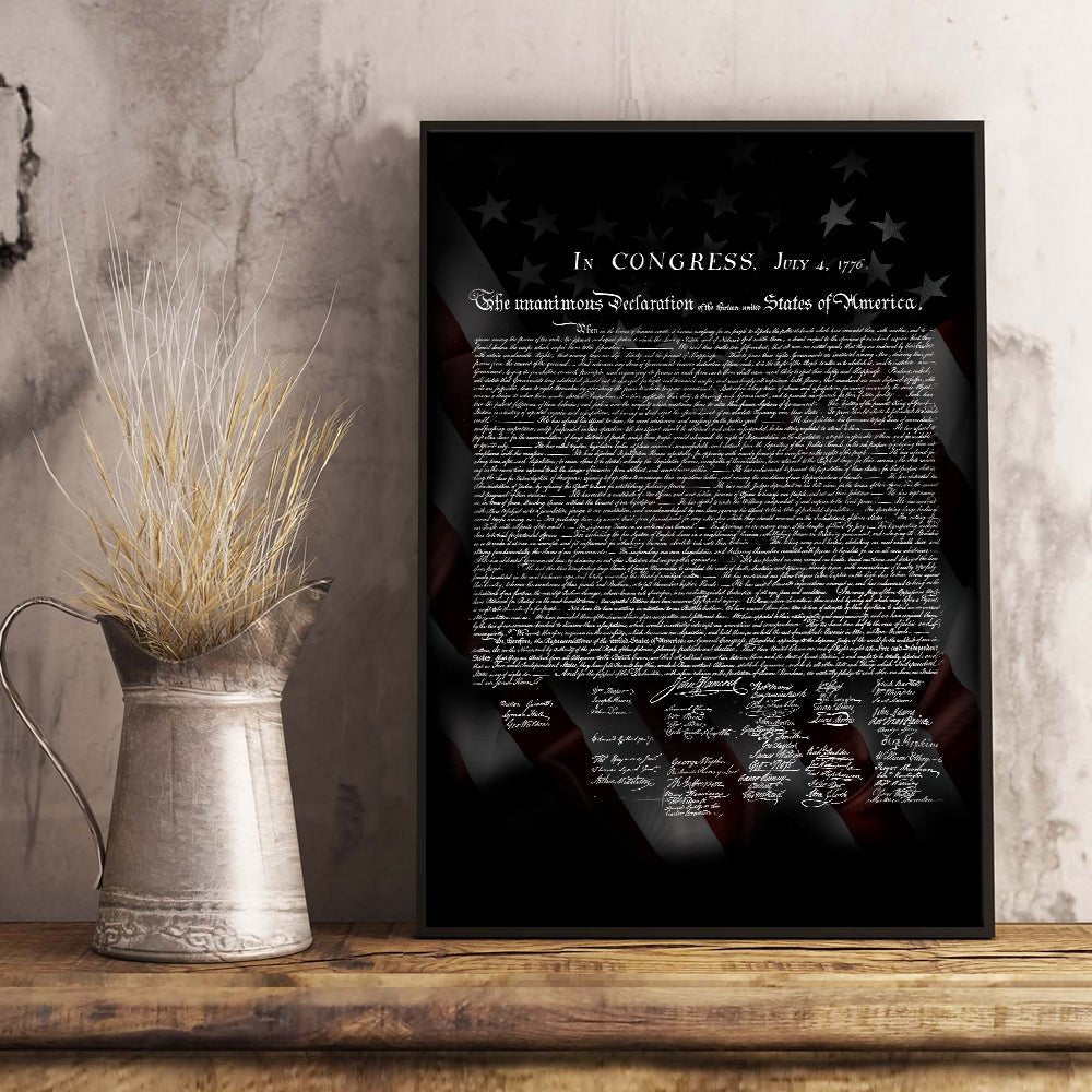 Declaration of Independence Premium Canvas - NH0522DT
