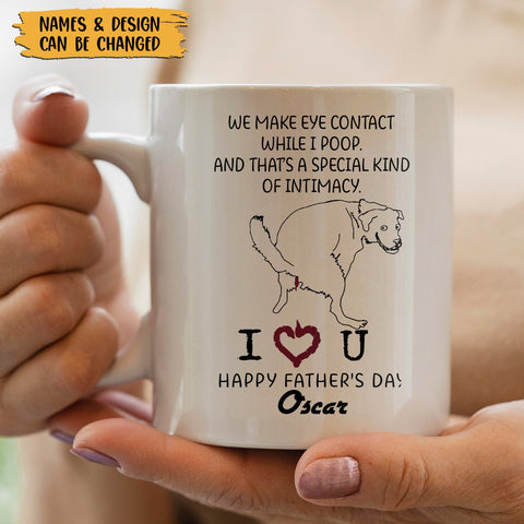 Happy Father's Day/Happy Mother's Day - Personalized White Mug - Best Gift For Dog Lovers