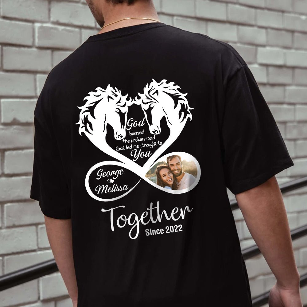 Horse Couple Together Since - Personalized Hoodie/T-Shirt - Best Gift For Couple