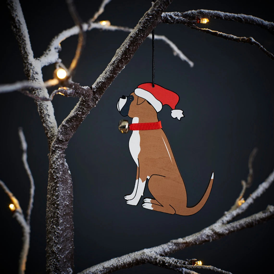 Boxer Christmas tree decoration
