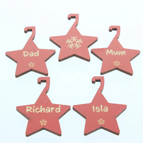 Personalized Christmas Tree Decorations Wooden Family Tree Ornament
