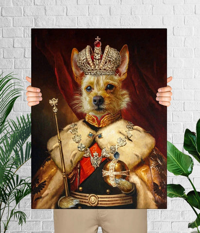 Renaissance Painting, Custom Pet Lover Gift, Royal Animal Painting