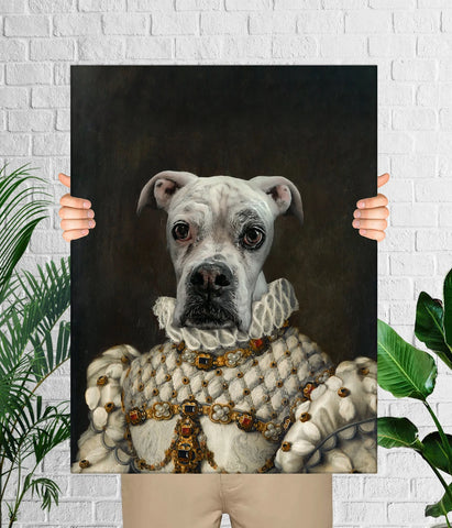 Renaissance Animal Painting, Custom Pet Portrait Royal