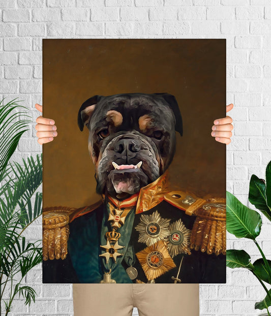 Monarch, Royal, Custom Dog Portrait, Pet Portrait Royal