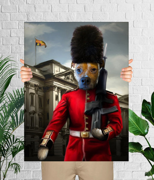 London Guard, Queen's Guard, Custom Pet Portrait