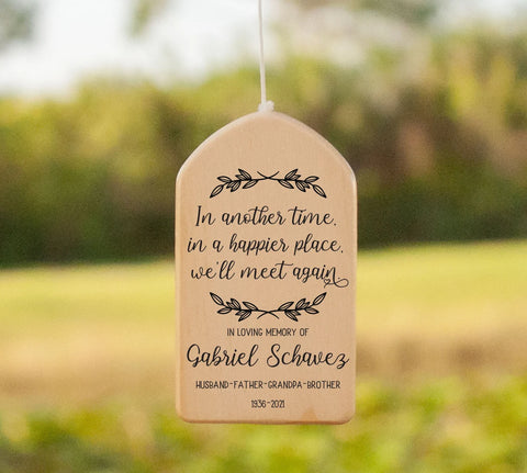 Personalized In Memory Wind Chime - Remembrance Wind Chime