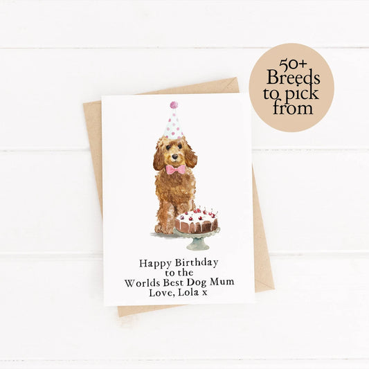 Custom Dog Birthday Card - Gift From Dog