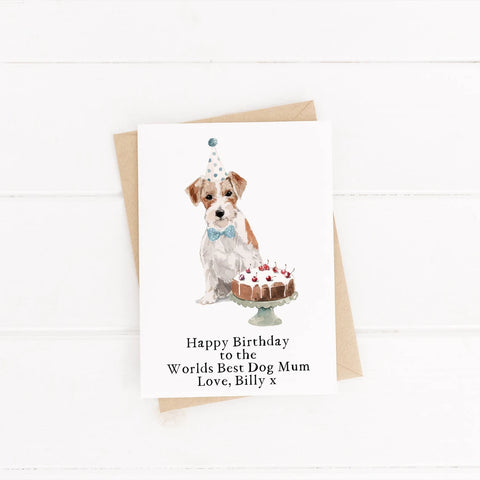 Custom Dog Birthday Card - Gift From Dog