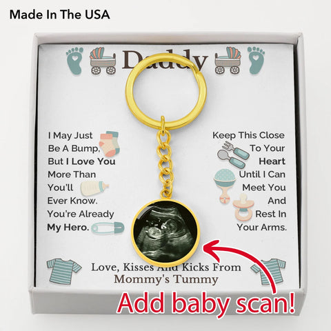 Daddy To Be Keepsake Gift From Baby Bump - Birthday Gift for New Dad