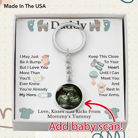 Daddy To Be Keepsake Gift From Baby Bump - Birthday Gift for New Dad
