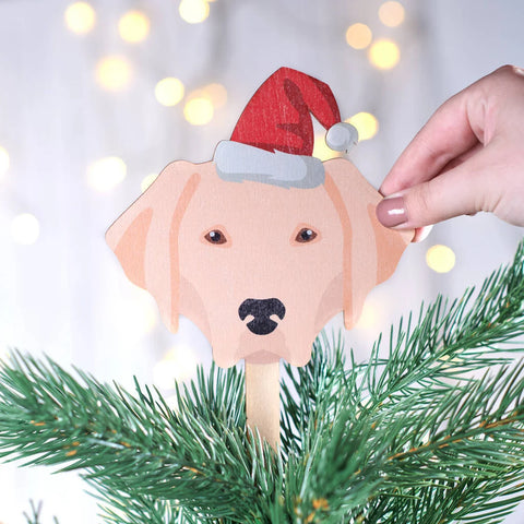 Personalized Dog Breed Tree Topper
