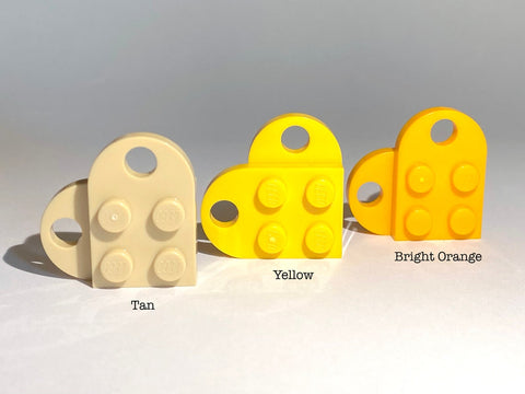 Heart Keyring Made with LEGO Bricks Love Heart Keychain