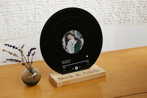 Personalized Song Record - Birthday Gift for Her