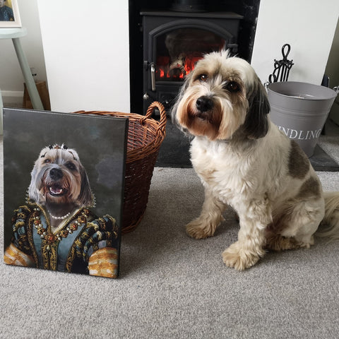 The Lady, Custom Pet Portrait, Gift for Pet Lovers