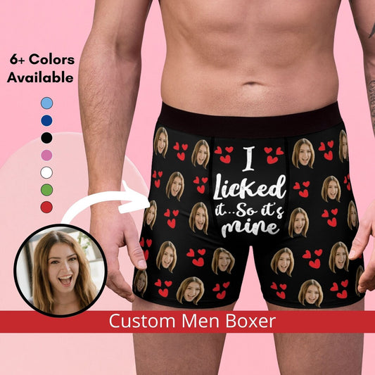 Personalized Face Boxer Briefs For Boyfriend - Personalized Boxer