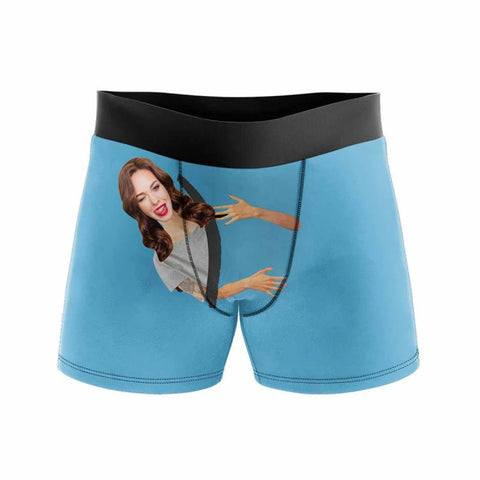 Custom Boxers with Face - Personalized Photo Print Underwear