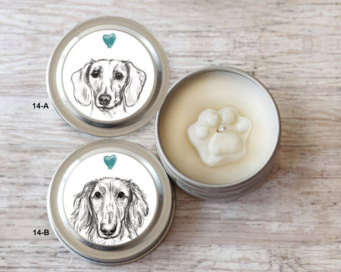 Dachshund Dog Breed Candle, Doxie Dog Lover Gift