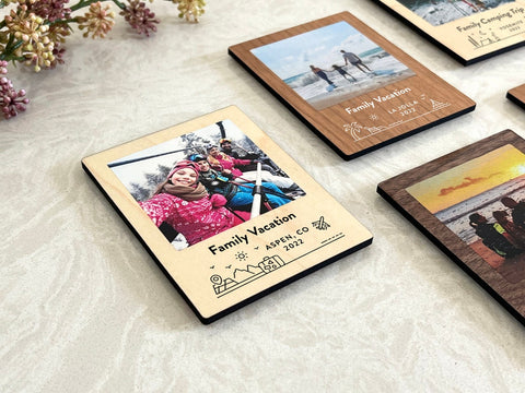 Personalized Photo Fridge Magnets • Anniversary Wedding Gift