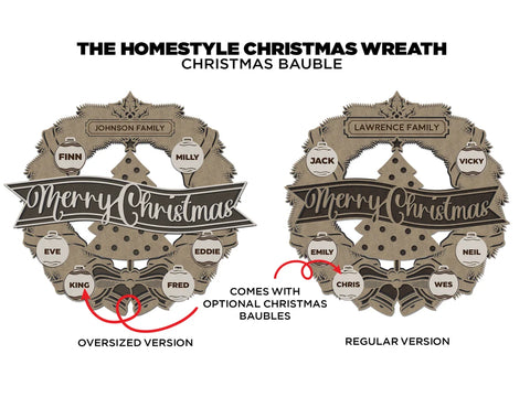 The Homestyle Christmas Wreath - Christmas Decoration