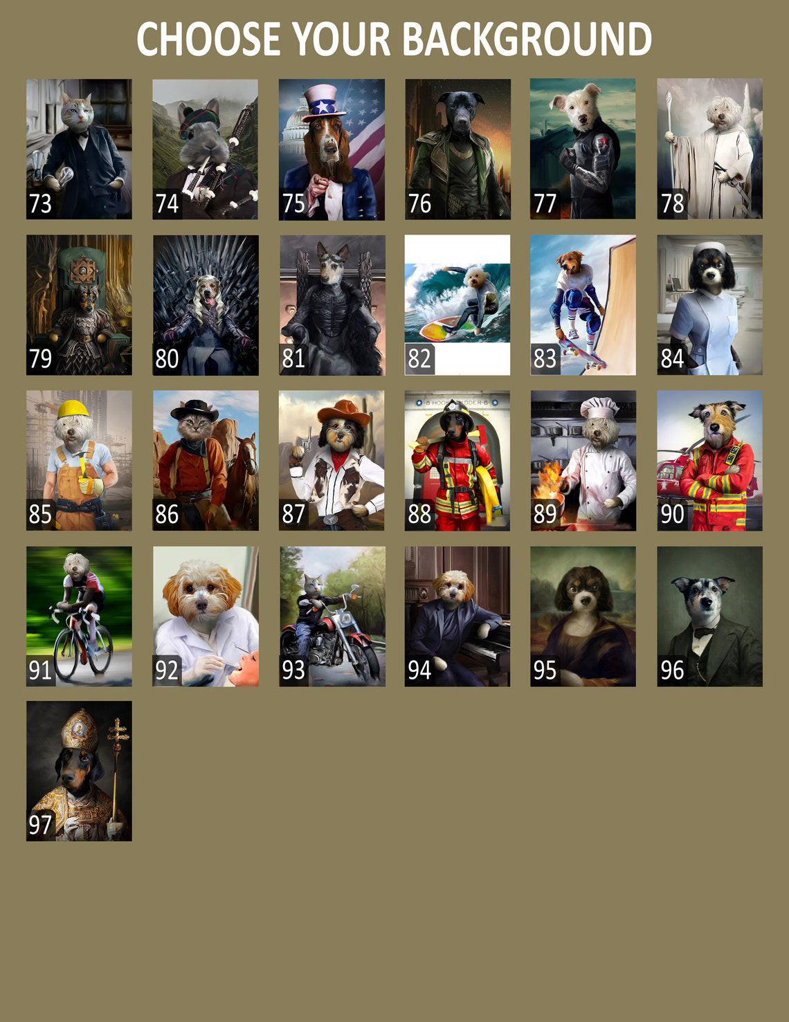 Japanese Samurai Dog Portrait Art, Custom Dog Portrait