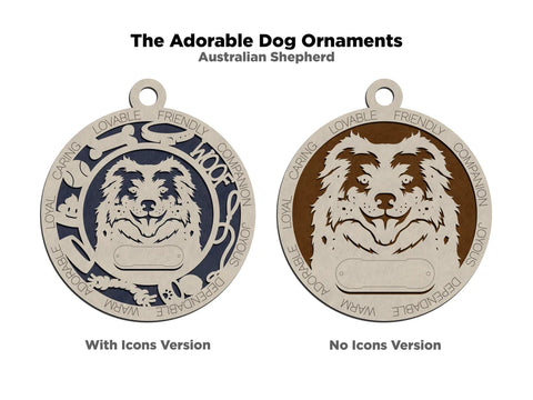 Australian Shepherd - The Adorable Dog Ornaments - Gift for Dog Lovers