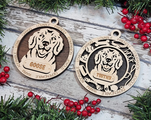 Golden Retriever Adorable Dog Ornaments - Gift for Dog Lovers