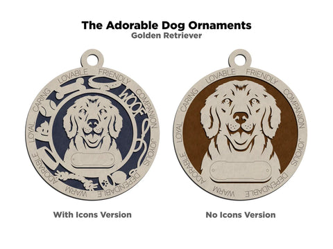 Golden Retriever Adorable Dog Ornaments - Gift for Dog Lovers